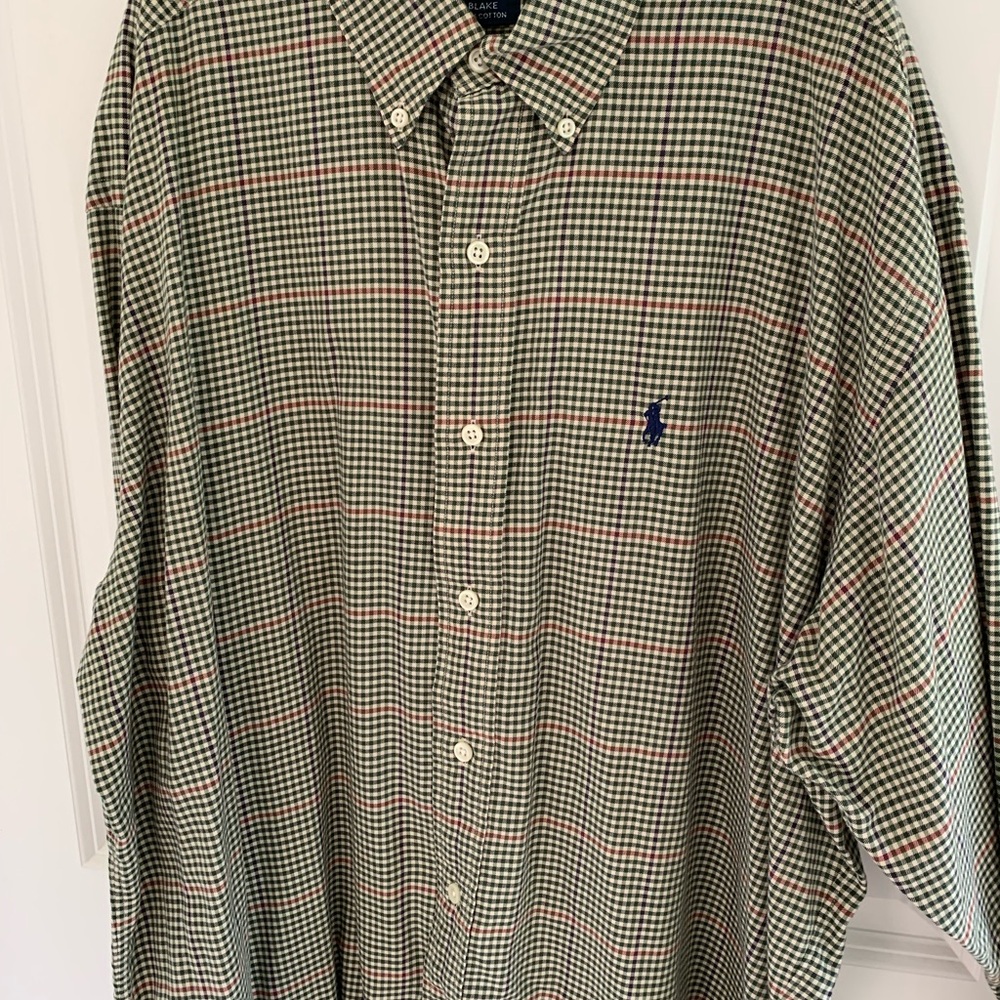Mens Ralph Lauren Button down Shirt
Size L.  $30